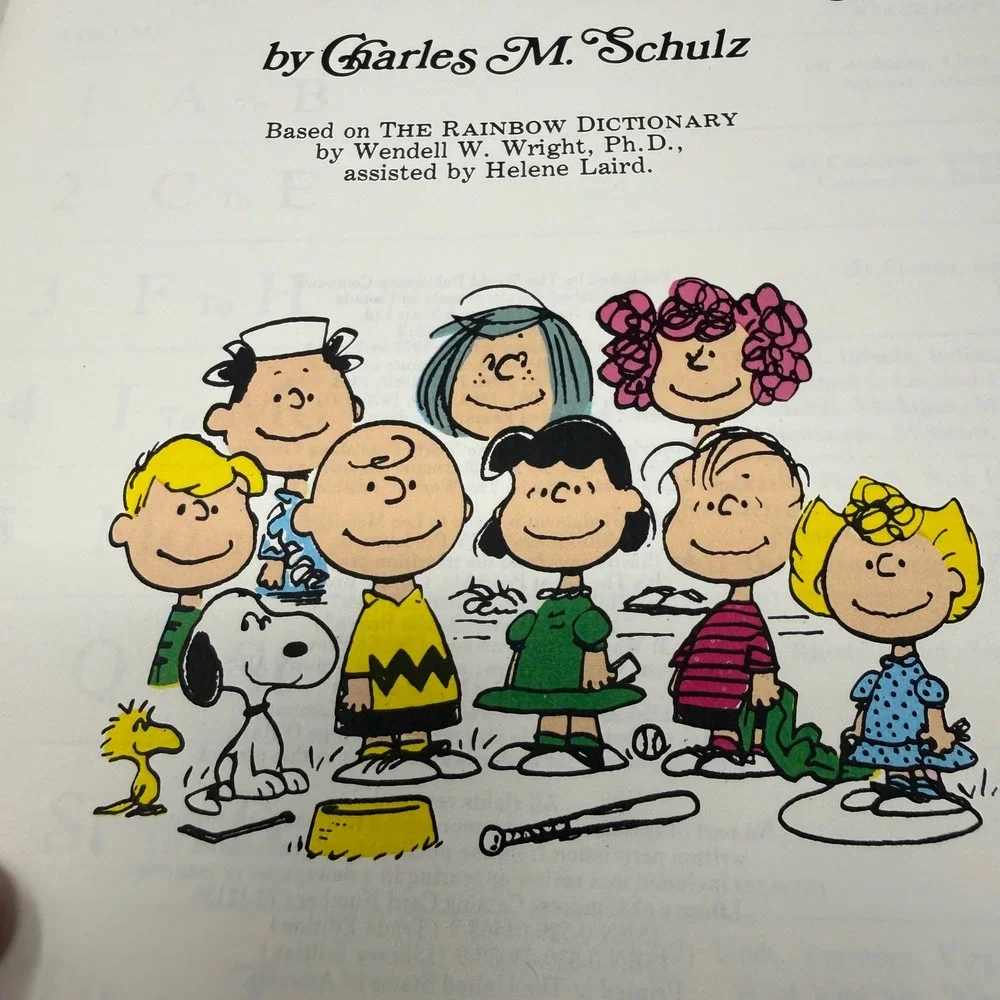 VTG 1973 Charlie Brown Dictionary Complete 8 Volume Set Charles M Schulz Peanuts